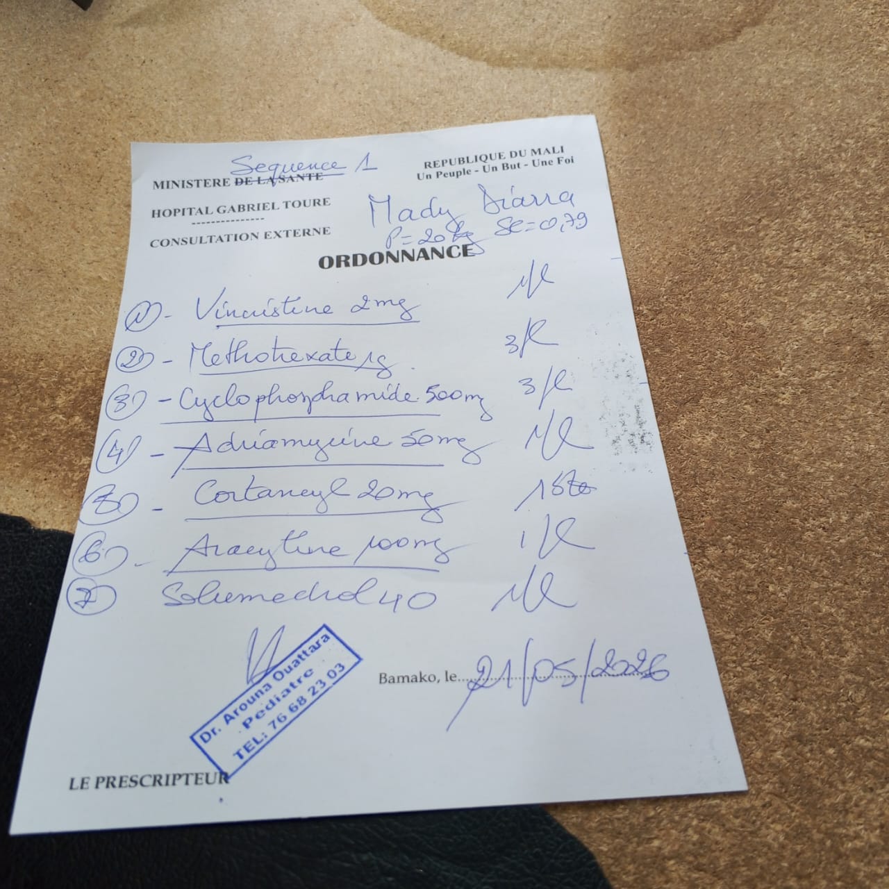 Soutien a mady